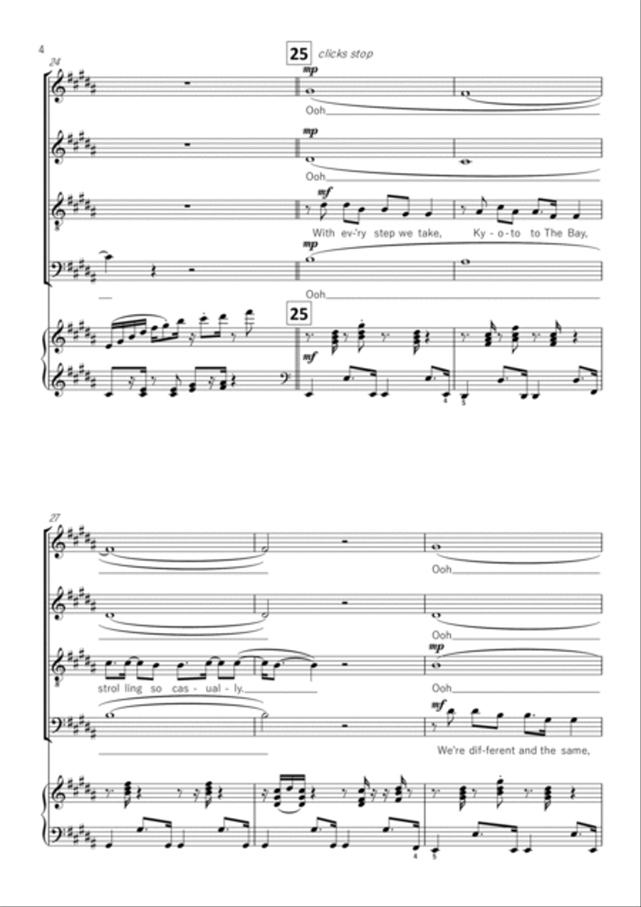 Rather Be 4-Part scores gallery preview page 4