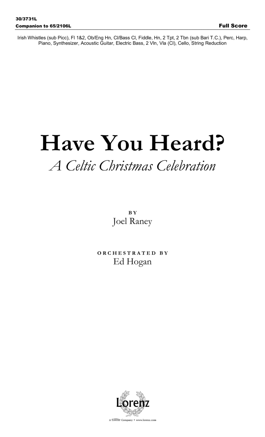 Have You Heard? - Full Score (Digital Download) Choir scores gallery preview page 1