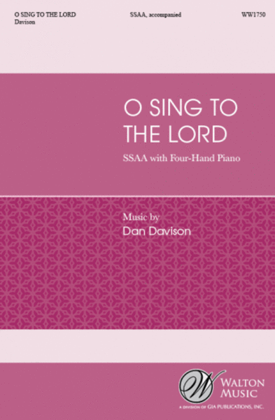 O Sing to the Lord (SSAA) image number null