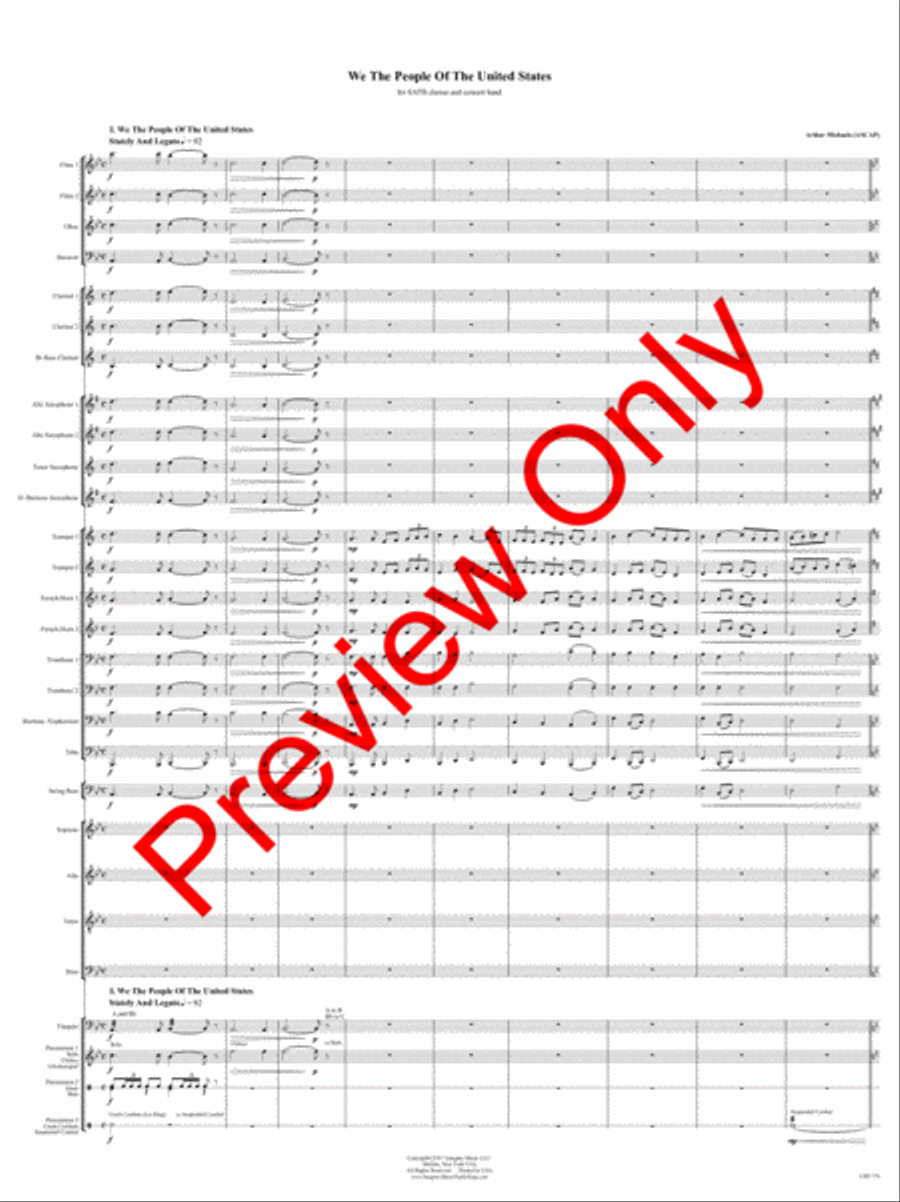 We the People of the United States Choir scores gallery preview page 4