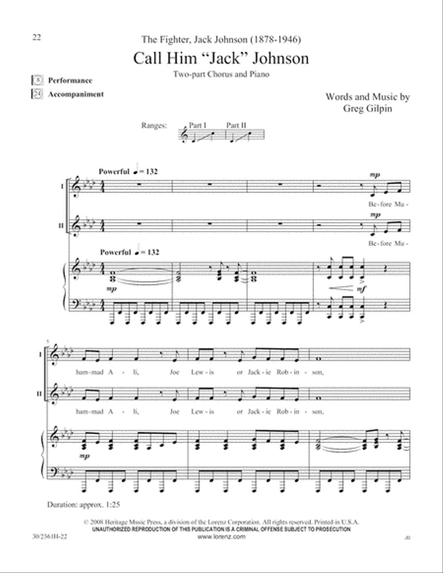 Ten Who Counted 2-Part scores gallery preview page 23