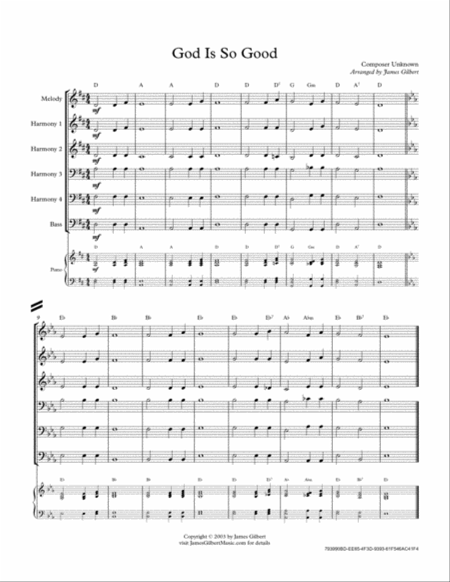 God Is So Good God Is So Good Praise scores gallery preview page 2
