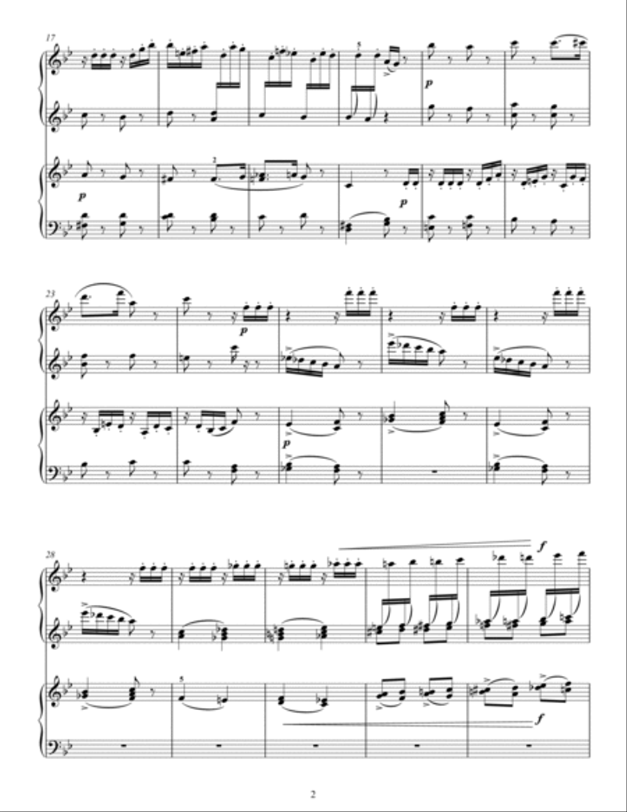 The Nutcracker Suite (complete) 1 Piano, 4-Hands scores gallery preview page 2
