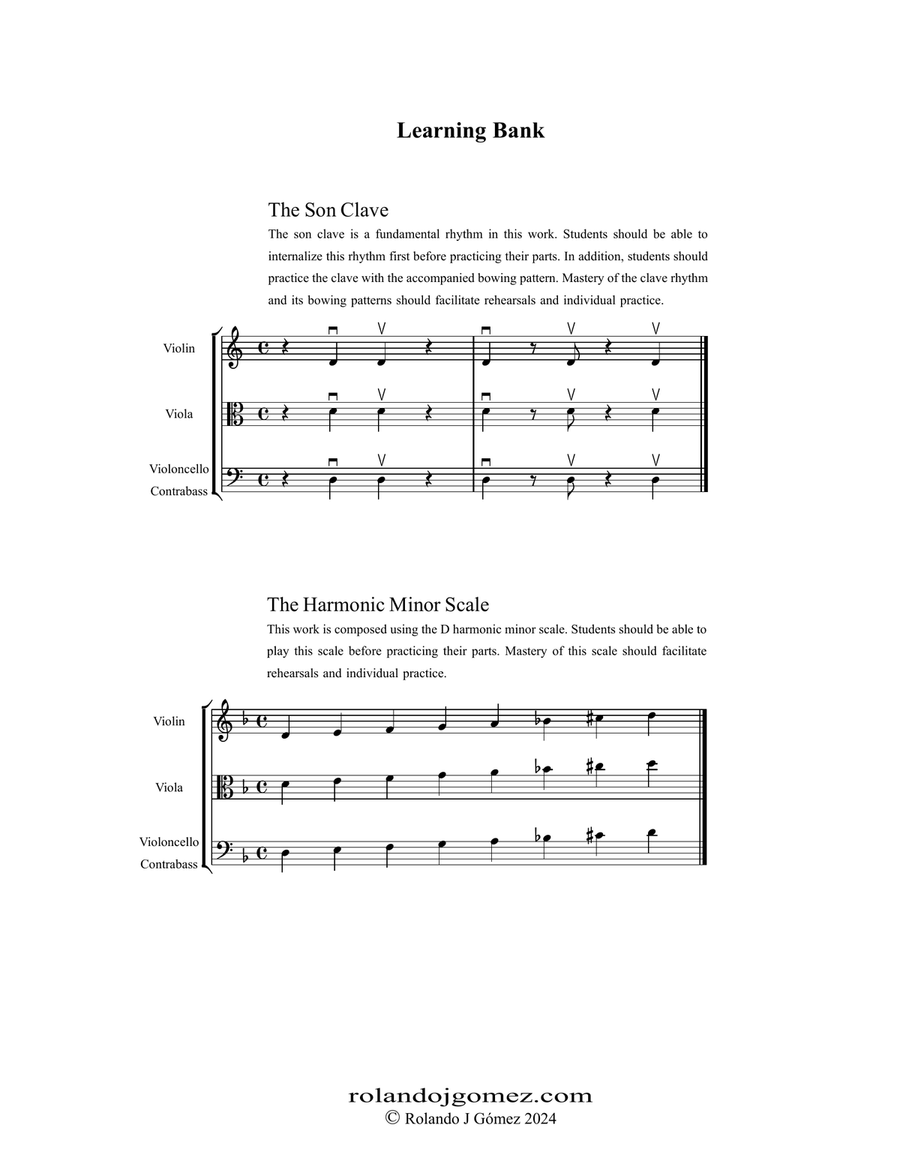 Nocturno Isleño (Island Nocturne) String Orchestra scores gallery preview page 5