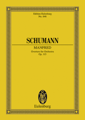 Book cover for Manfred Overture, Op. 115