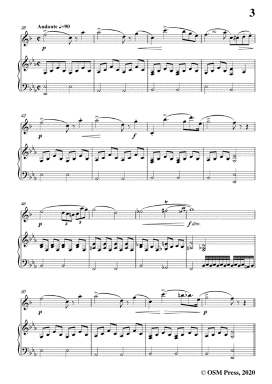 Weber-Clarinet Concerto No.2,in E flat Major,Op.74,J.118,for Clarinet and Piano Clarinet Solo scores gallery preview page 5