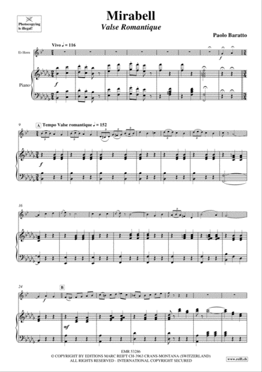 Mirabell Horn scores gallery preview page 4