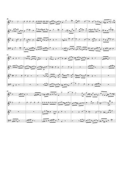Concerto grosso, Op.6, no.7 (arrangement for 4 recorders)