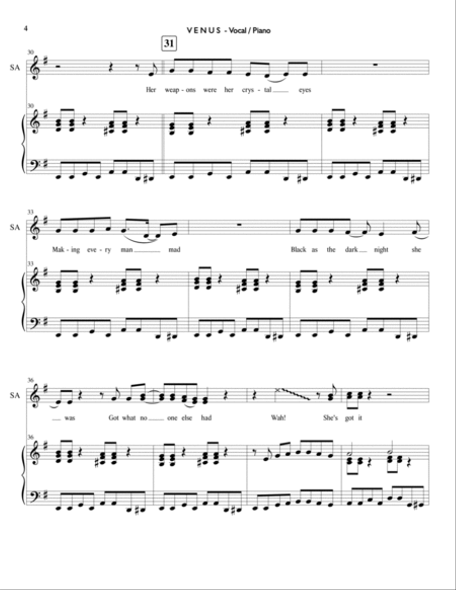 Venus SSA scores gallery preview page 4