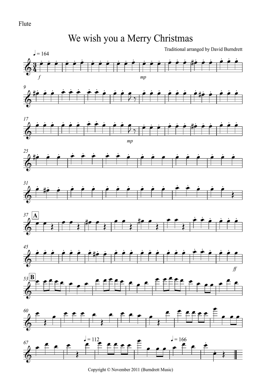 We wish you a Merry Christmas for School Concert Band Concert Band scores gallery preview page 4