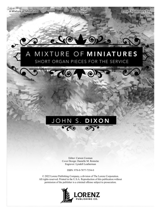 Book cover for A Mixture of Miniatures