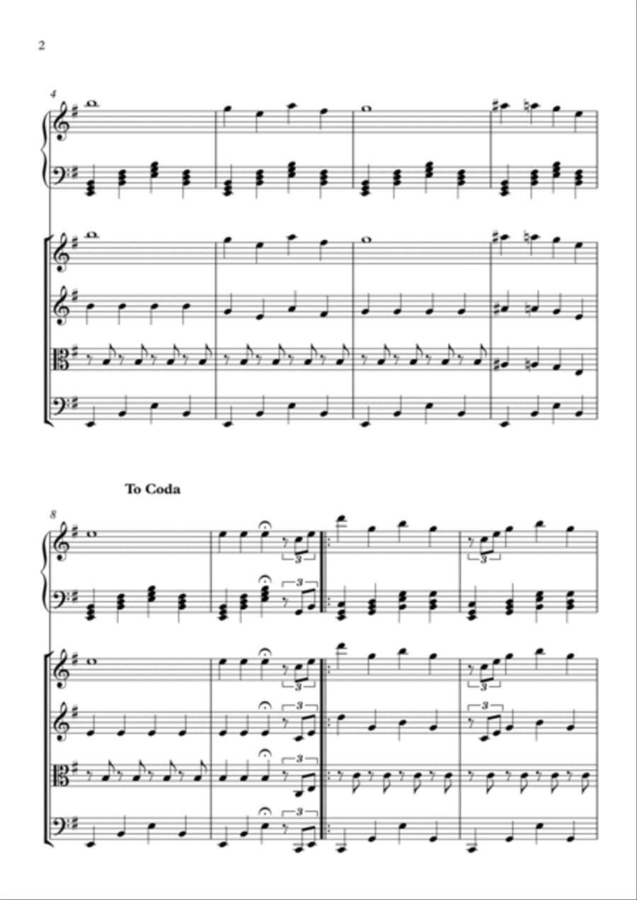 The Last Of Us String Quartet scores gallery preview page 2
