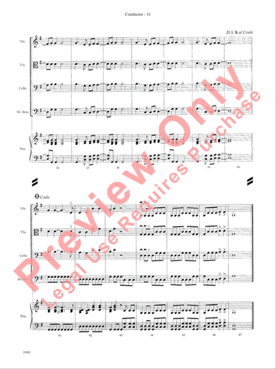 Great Themes from TV and Movies String Orchestra scores gallery preview page 12