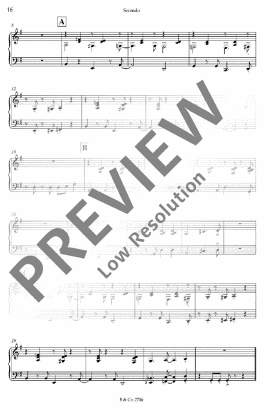 Easy Jazzy Piano Duets Piano Duet scores gallery preview page 12