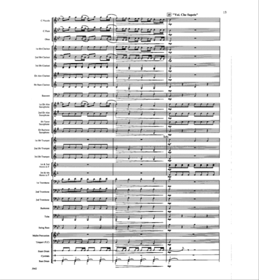 The Magic of Mozart Concert Band scores gallery preview page 13