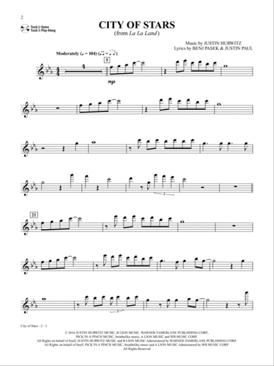 Hit Movie & TV Instrumental Solos Flute Solo scores gallery preview page 3
