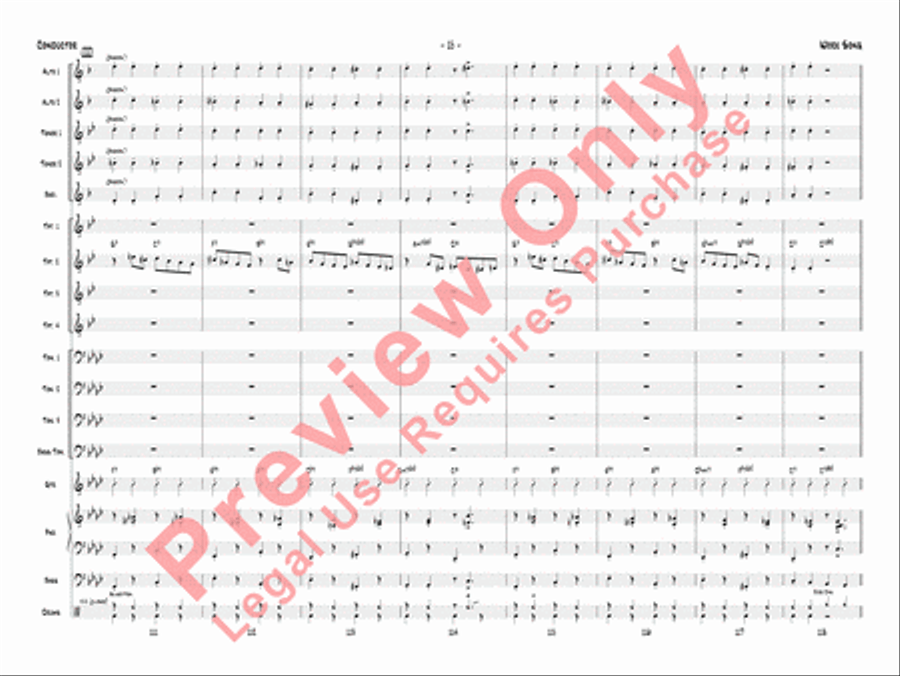Work Song Jazz Ensemble scores gallery preview page 18