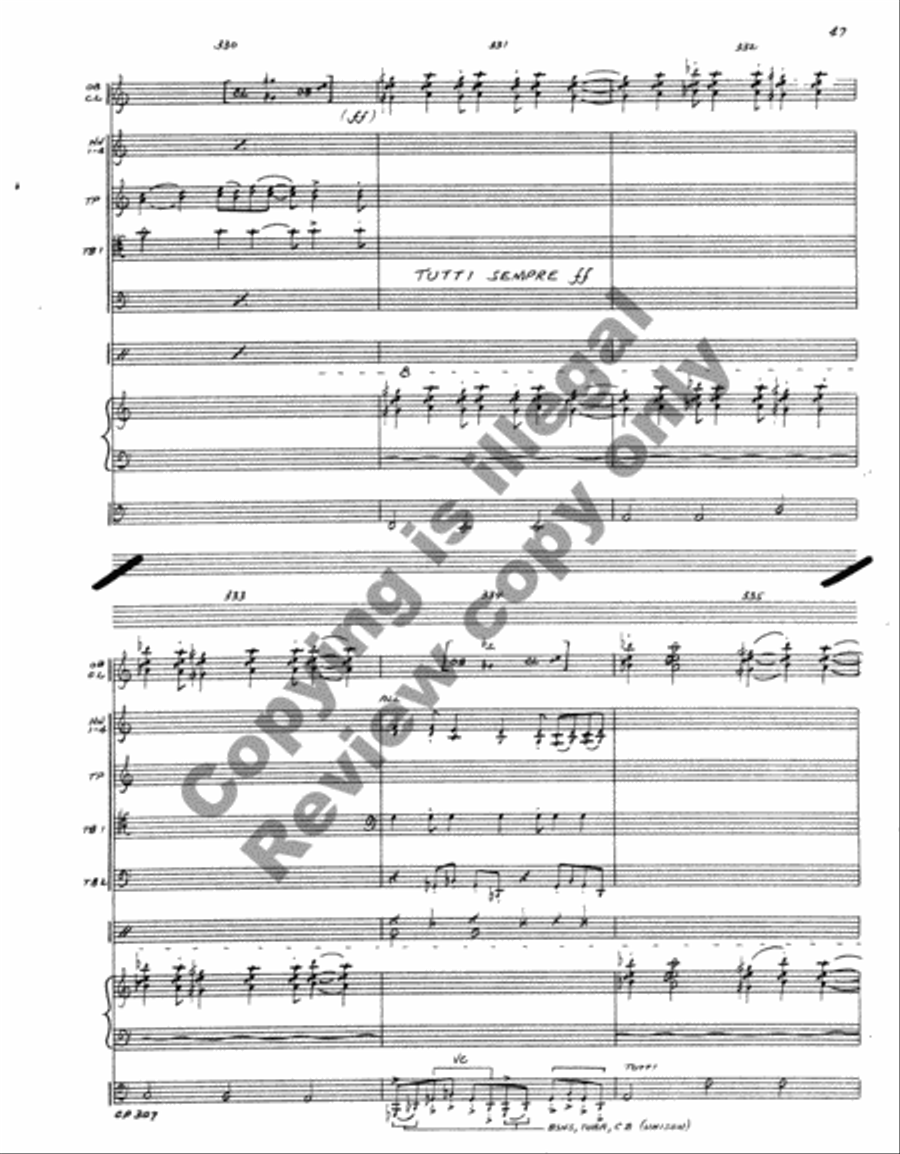 Variations on a Theme of Shostakovich (Orchesta Score) Full Orchestra scores gallery preview page 138