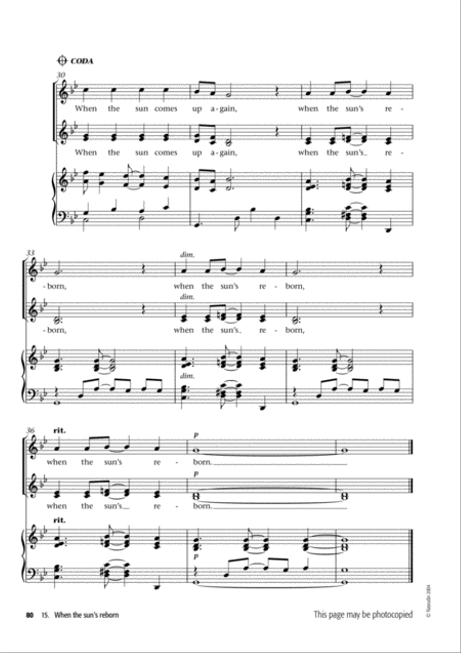 Voiceworks at Christmas Unison Choir scores gallery preview page 17