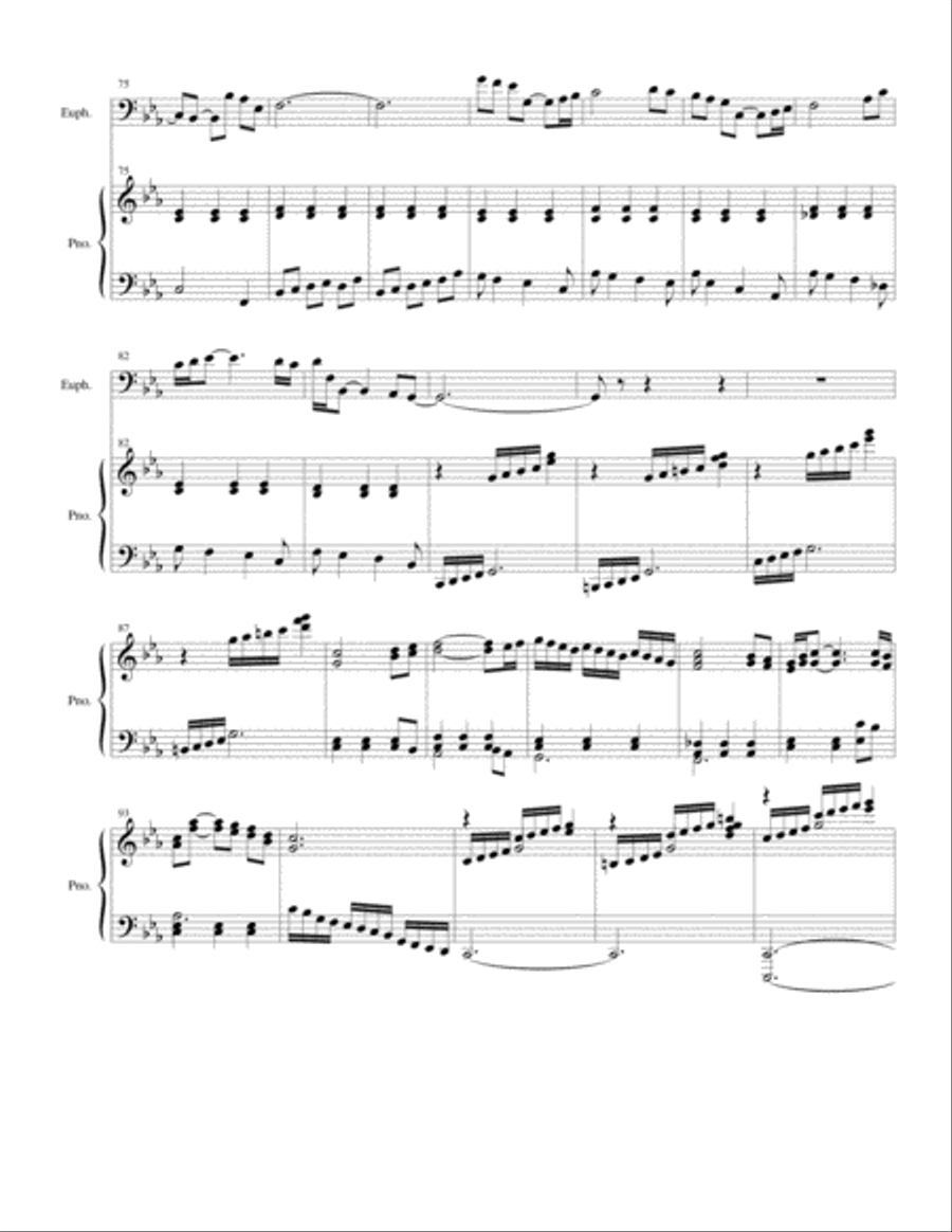 Departure Euphonium scores gallery preview page 5