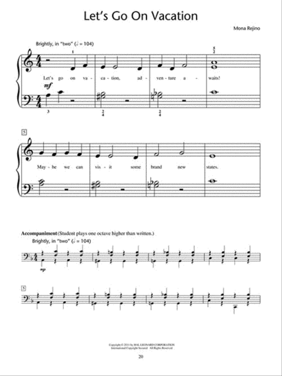 Just for Kids Piano Method scores gallery preview page 6