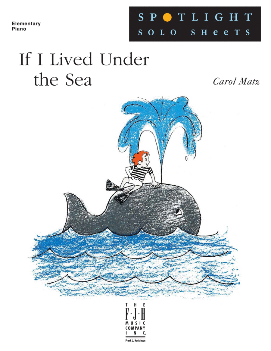 If I Lived Under the Sea If I Lived Under the Sea Easy Piano scores gallery preview page 1