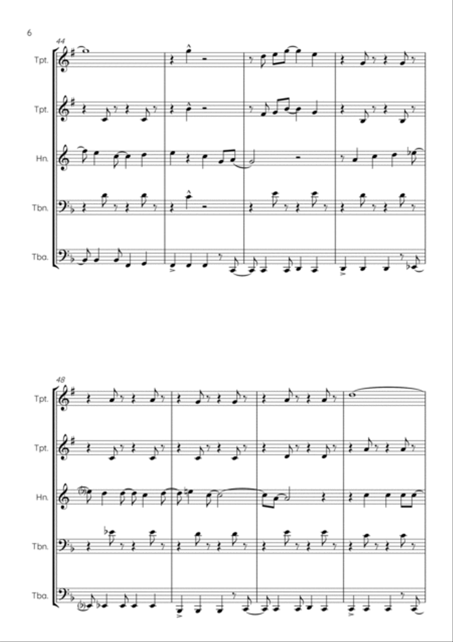 Reach Brass Ensemble scores gallery preview page 6