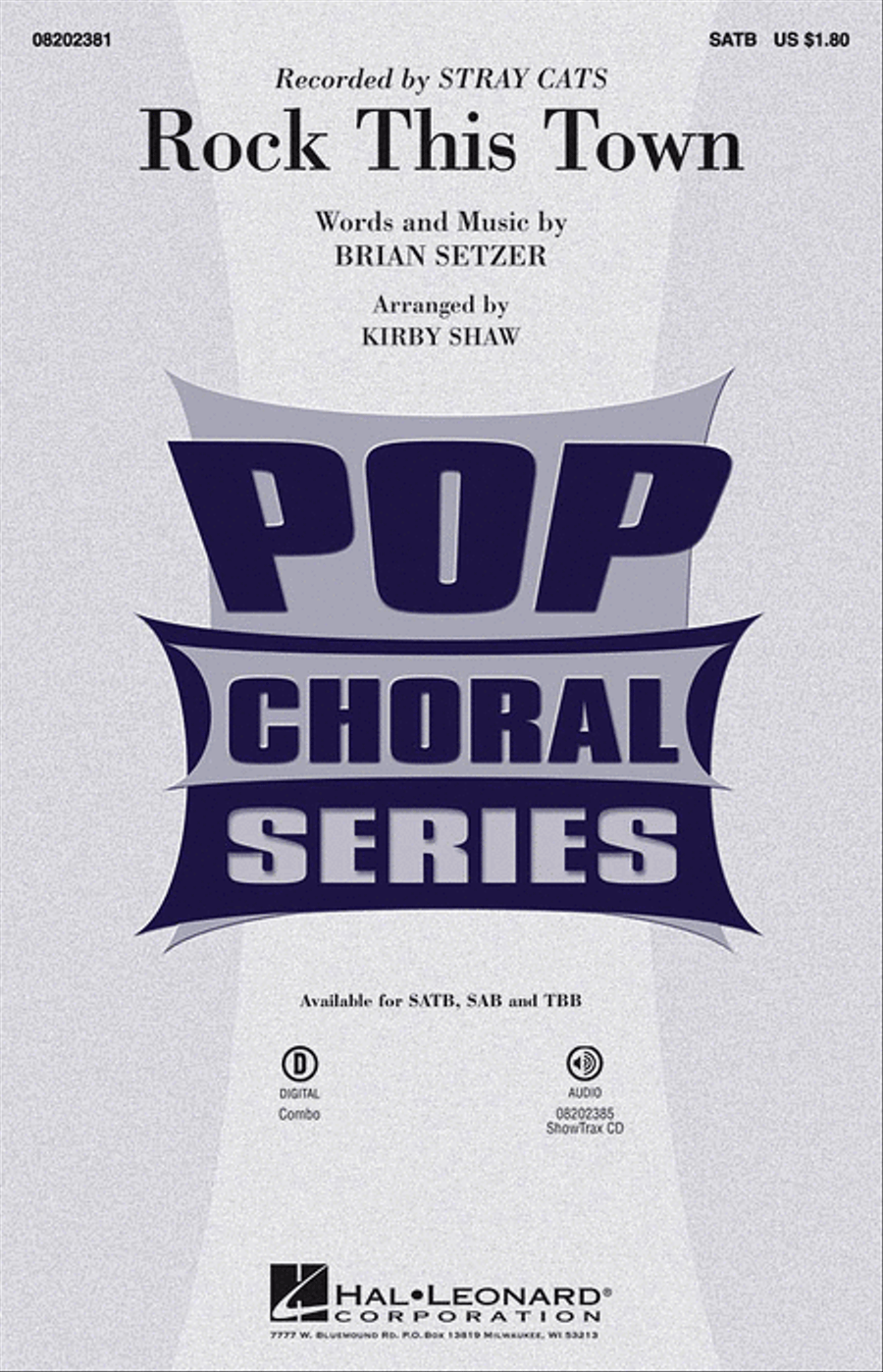 Rock This Town Show Choir scores gallery preview page 1