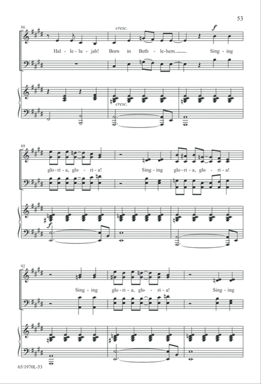 A Great and Mighty Wonder 4-Part scores gallery preview page 54