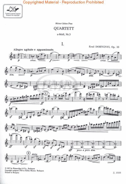 String Quartet #3-pts