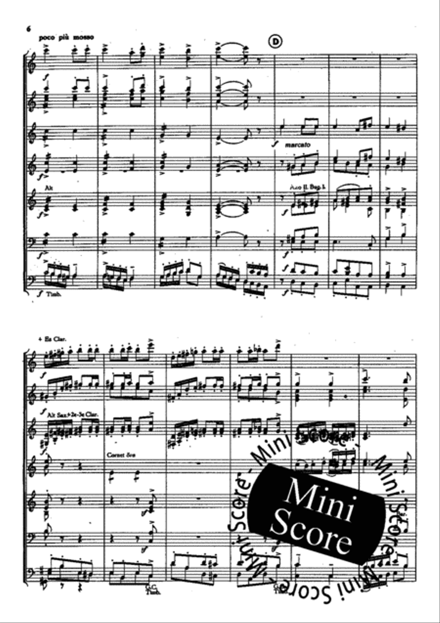 Piet Hein Rhapsodie Concert Band scores gallery preview page 8