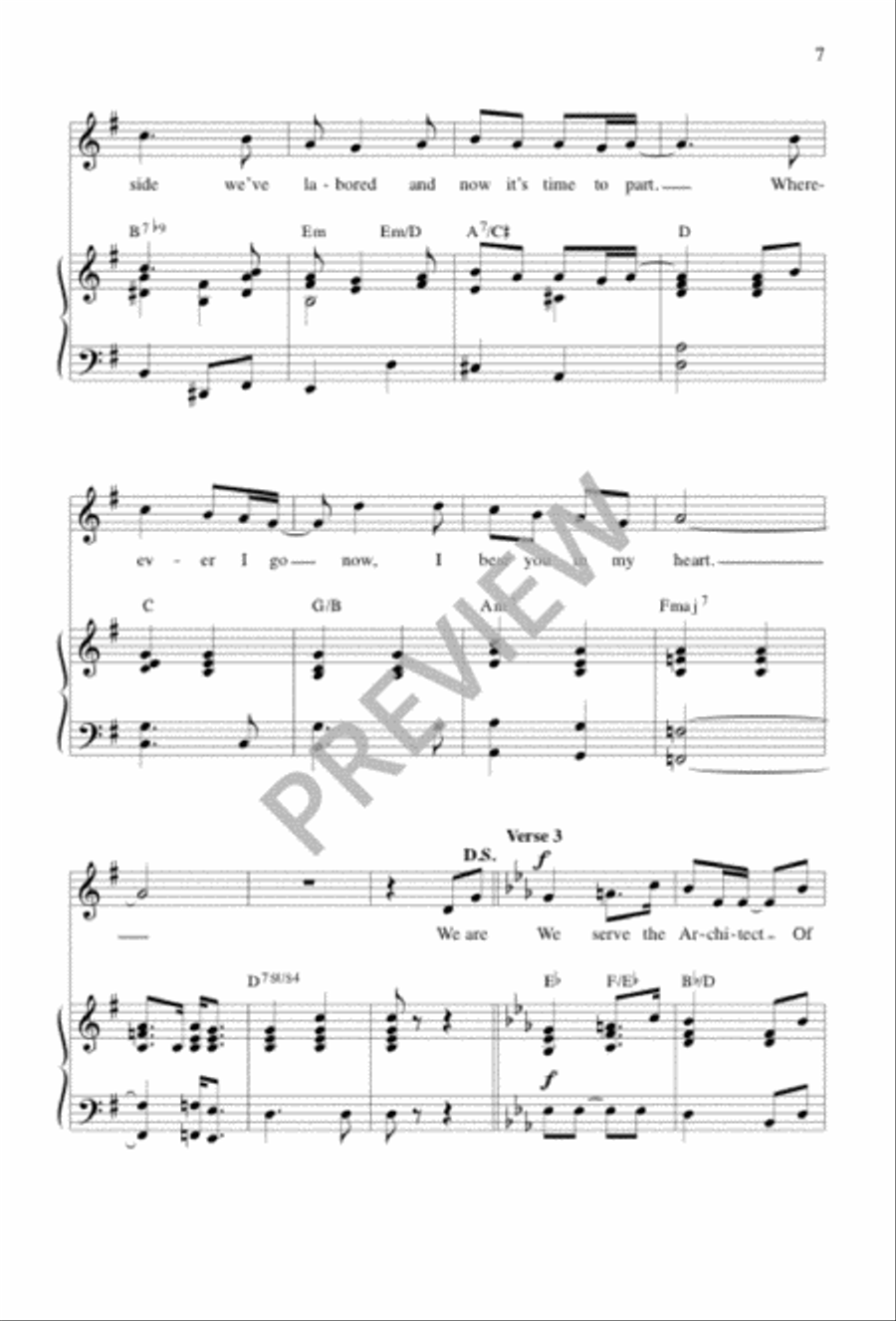Building a City Unison Choir scores gallery preview page 7