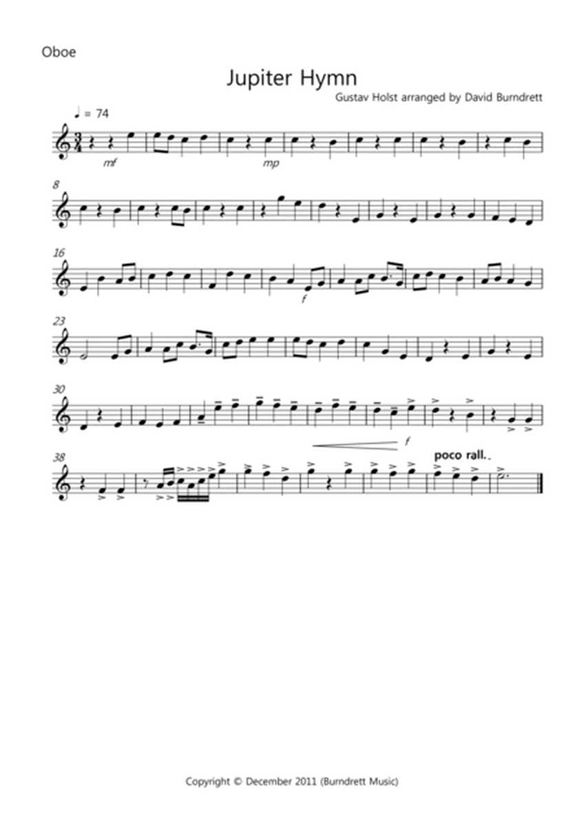 Jupiter Hymn for Wind Quartet image number null