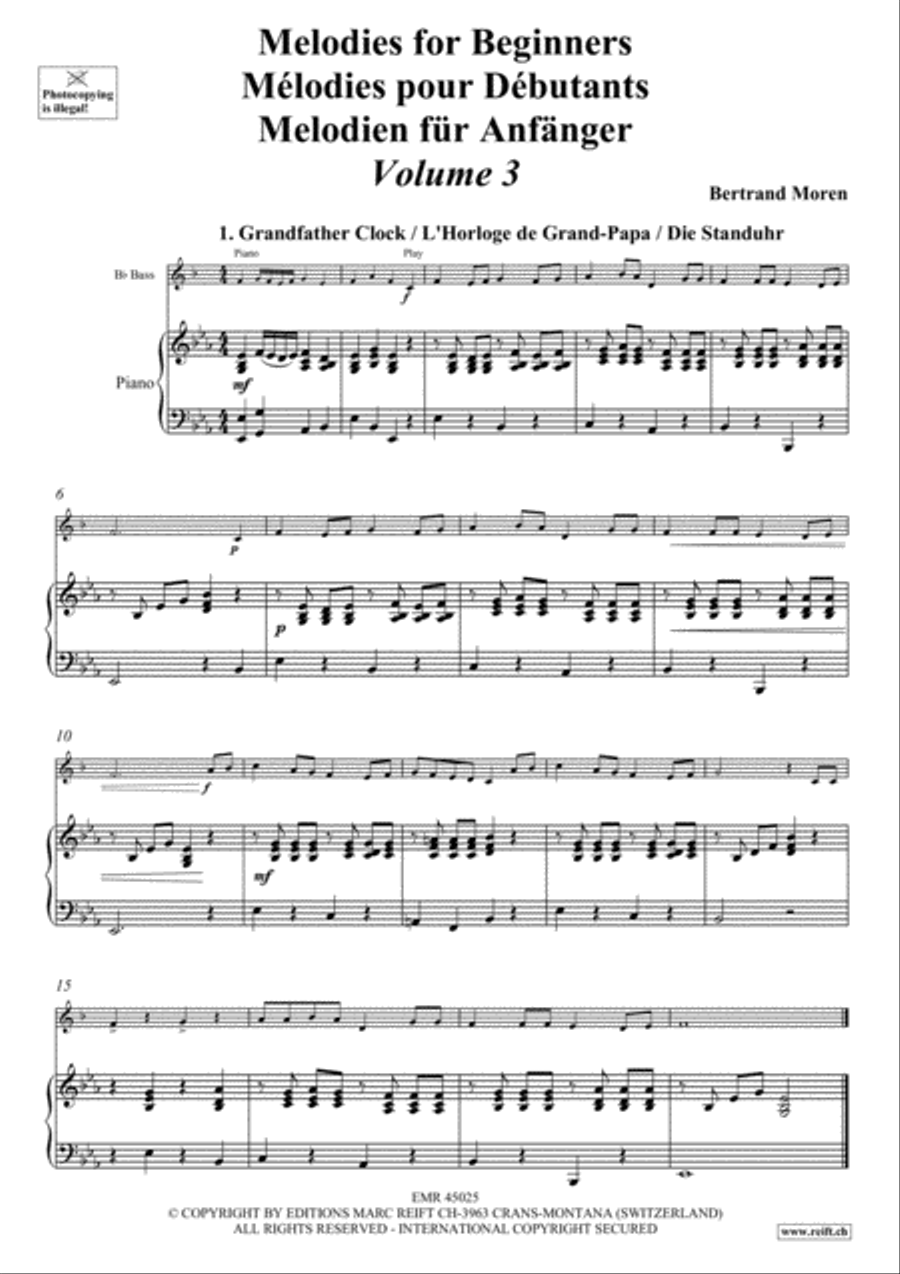 Melodies for Beginners Volume 3 Piano Accompaniment scores gallery preview page 6