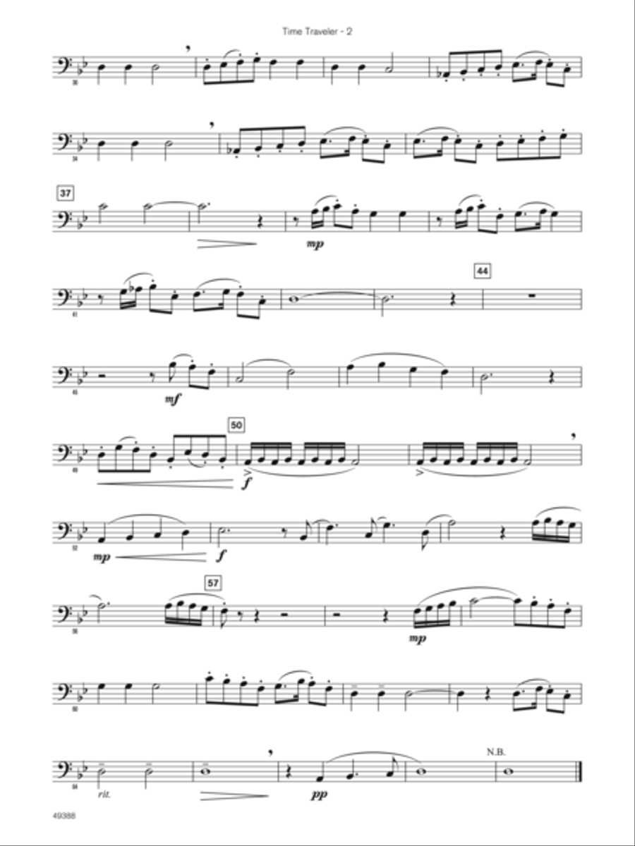 Time Traveler (Sound Innovations Soloist, Bassoon) Small Ensemble scores gallery preview page 2