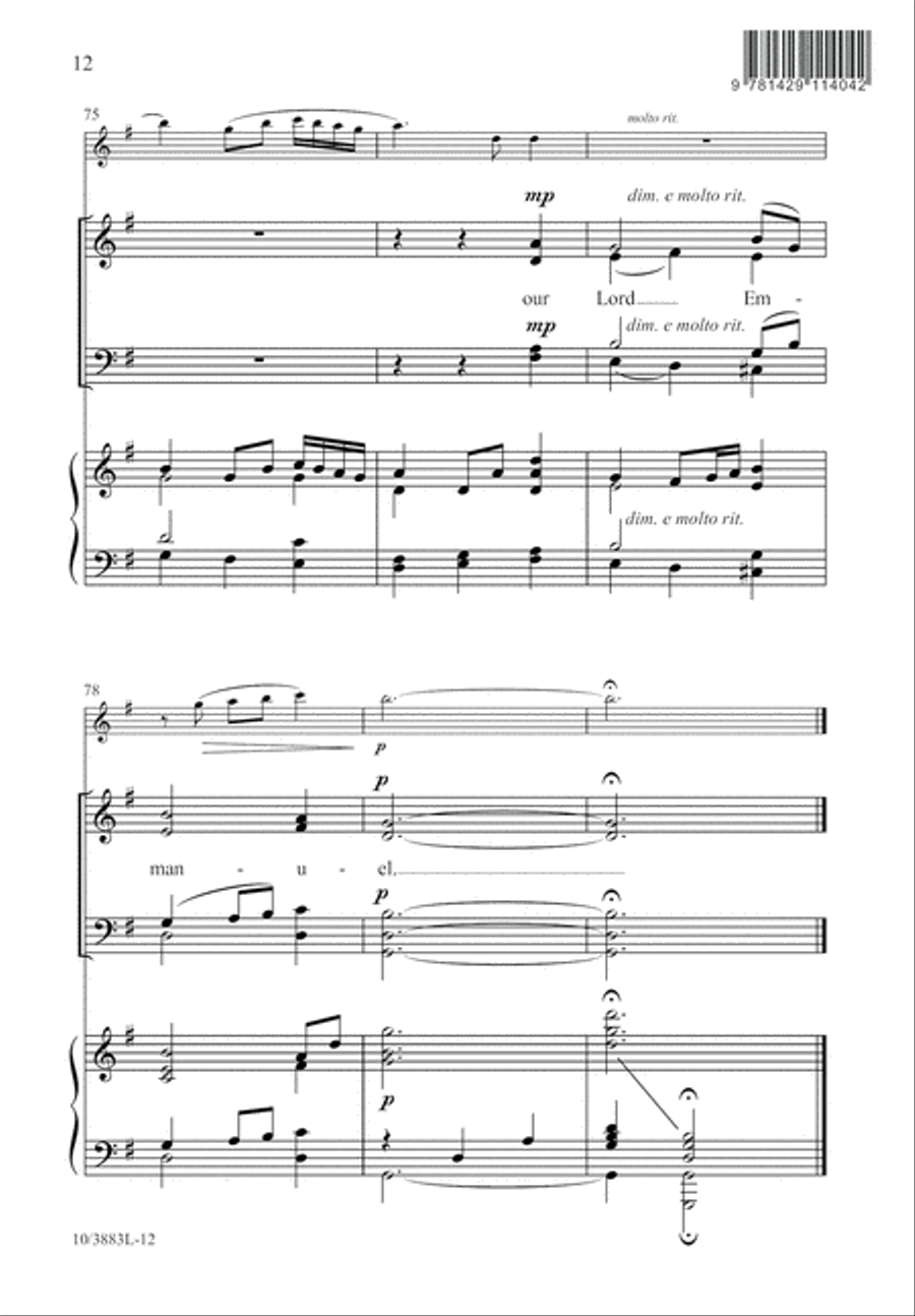 Advent Grace 4-Part scores gallery preview page 13
