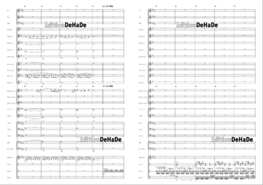 Carnaval de Paris Concert Band scores gallery preview page 3