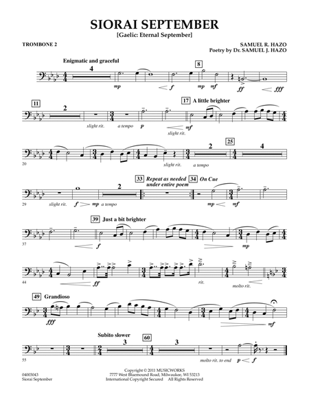 Siorai September - Trombone 2