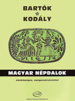 Book cover for Hungarian Folk Songs(h)-vx/pno