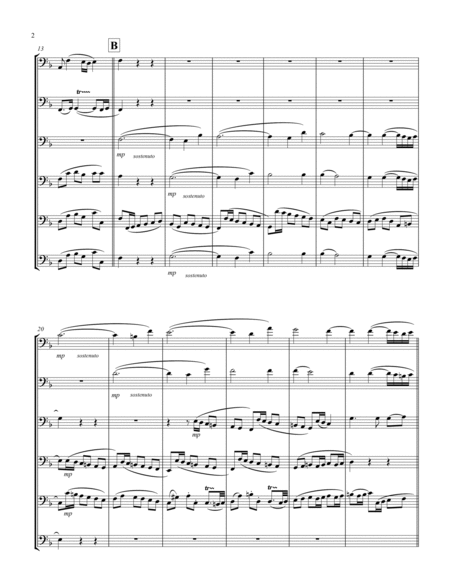 Recordare (from "Requiem") (F) (Bassoon Sextet - 5 Bassoons, 1 Contrabassoon)