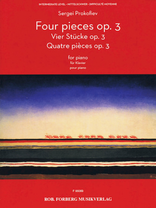 Book cover for Four Pieces Op. 3