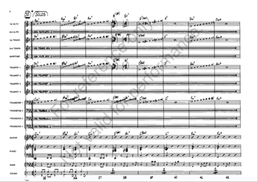 Miners Only Jazz Ensemble scores gallery preview page 7