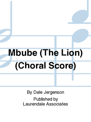 Mbube (The Lion) (Choral Score)