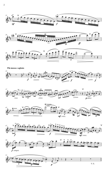 Chaminade, Concertino for Solo Flute image number null