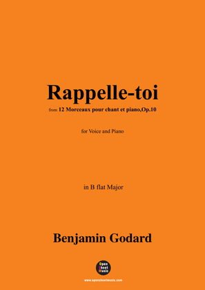 B. Godard-Rappelle-toi,in B flat Major,Op.10 No.12