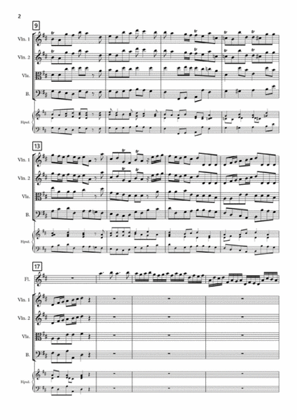 Robert Woodcock. Concerto N3 for Sixtflute and Strings (Flute version)