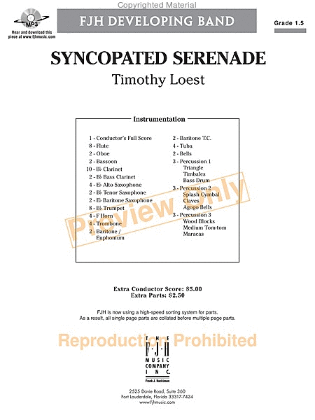 Syncopated Serenade image number null