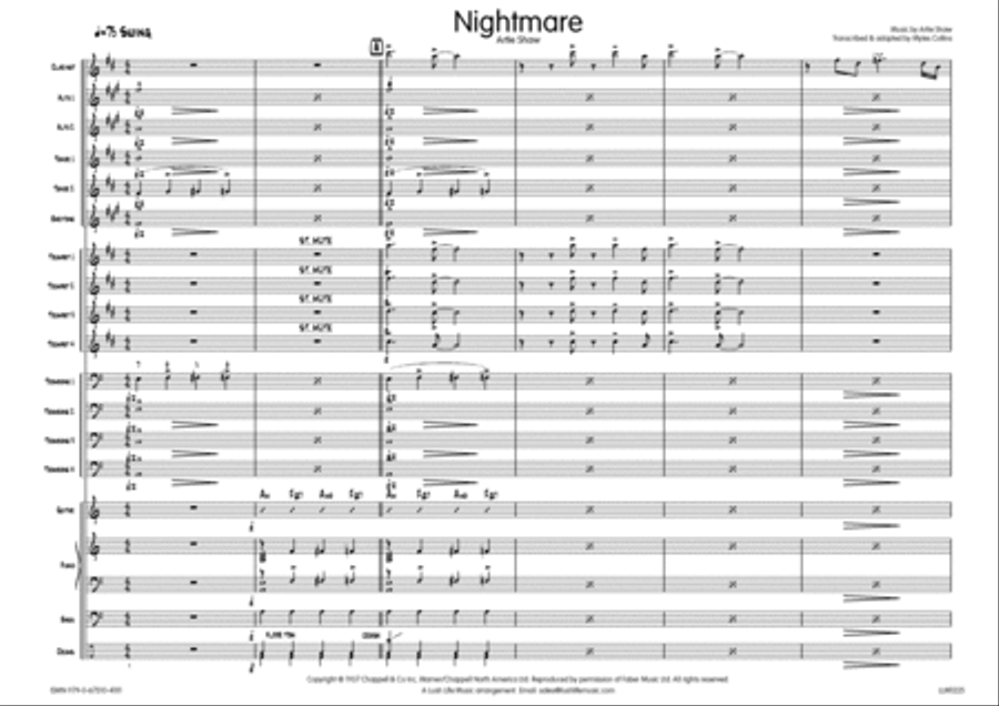 Nightmare Big Band scores gallery preview page 2