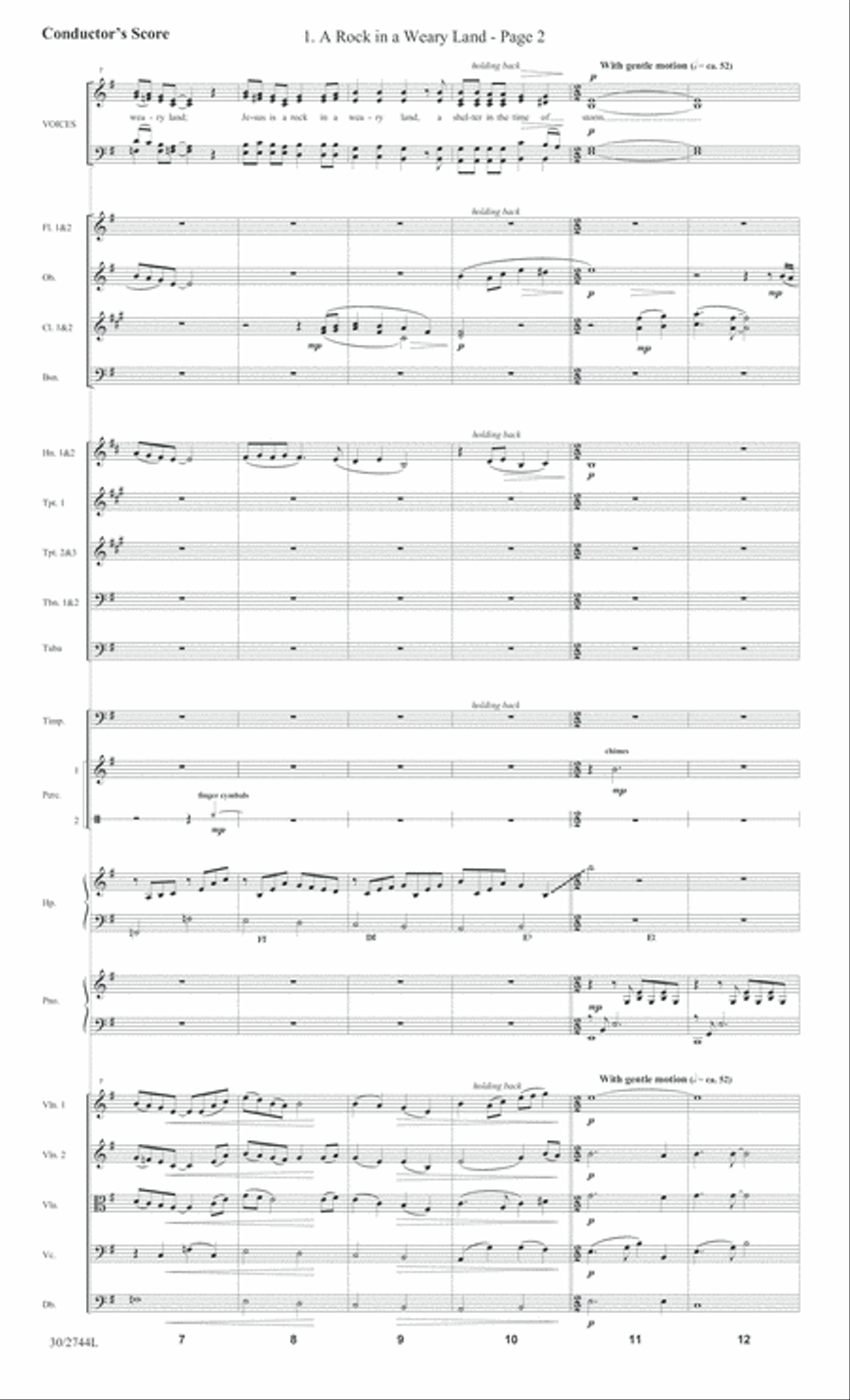 No Stone Could Hold Him - Full Score Choir scores gallery preview page 4