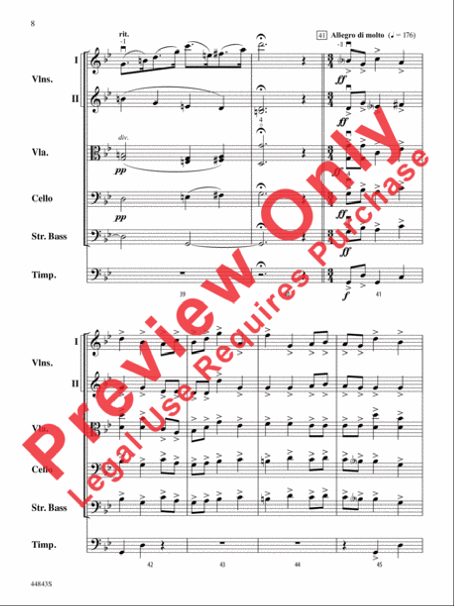 Enigma Variations String Orchestra scores gallery preview page 24